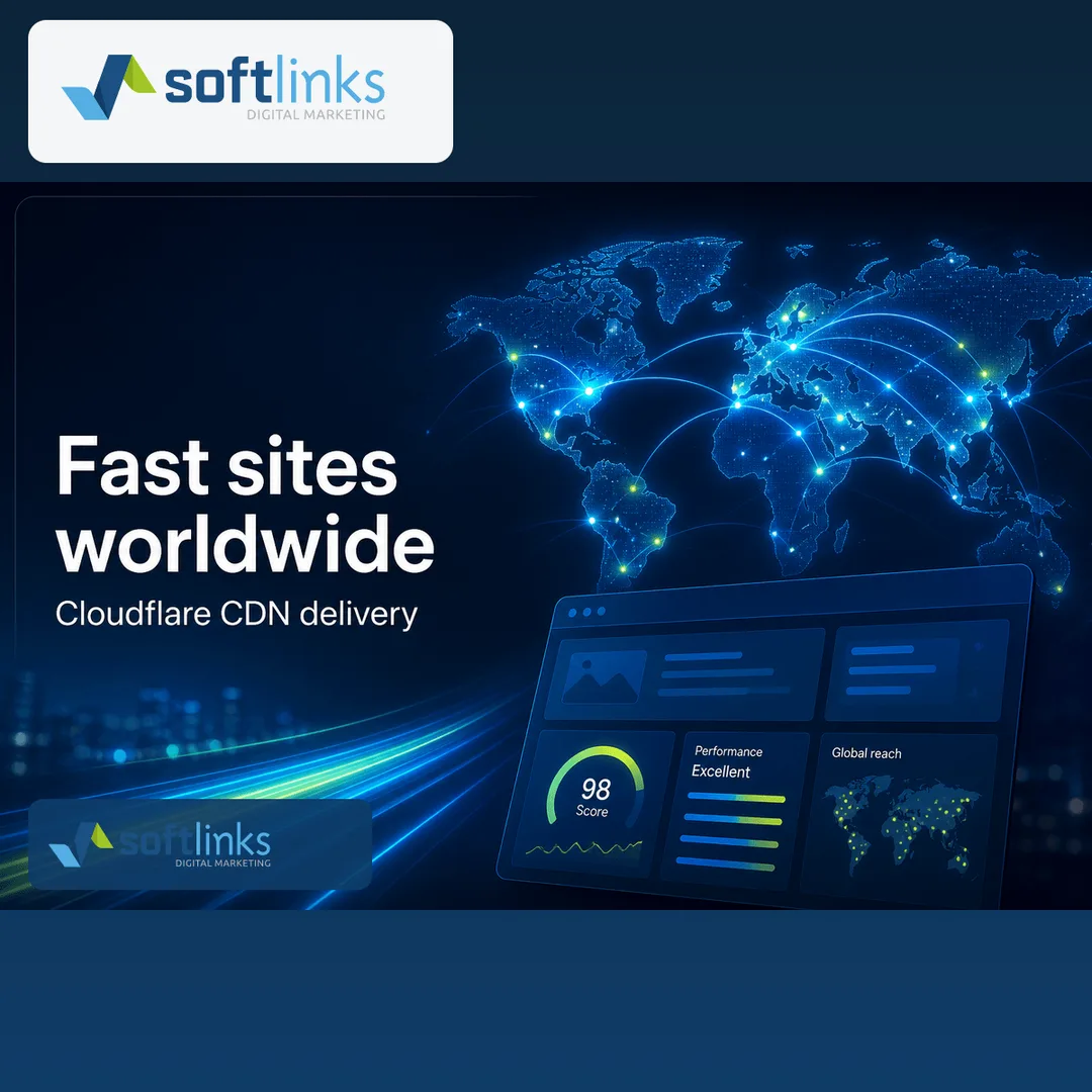 Why Softlinks sites stay fast worldwide