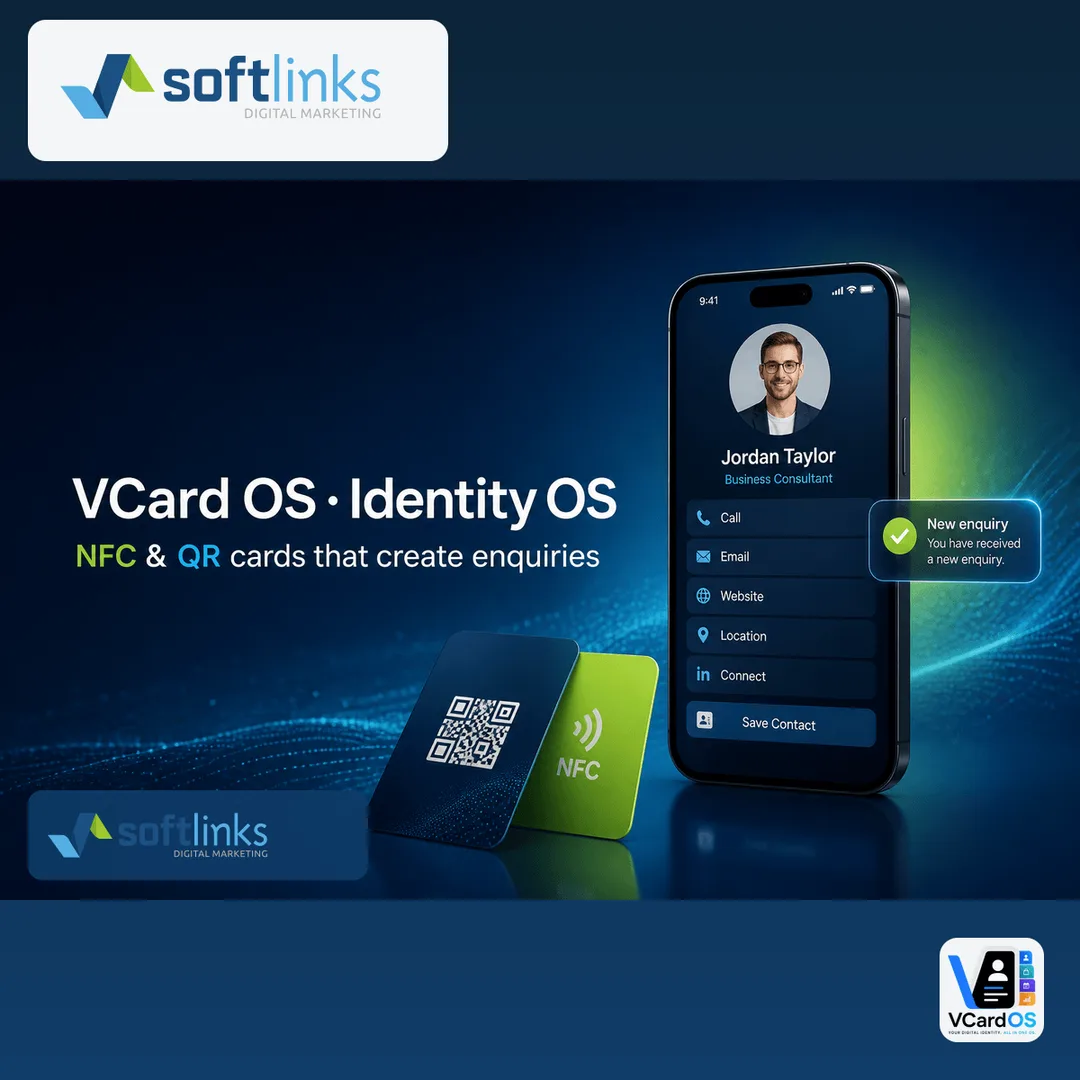 NFC and QR business cards that create enquiries