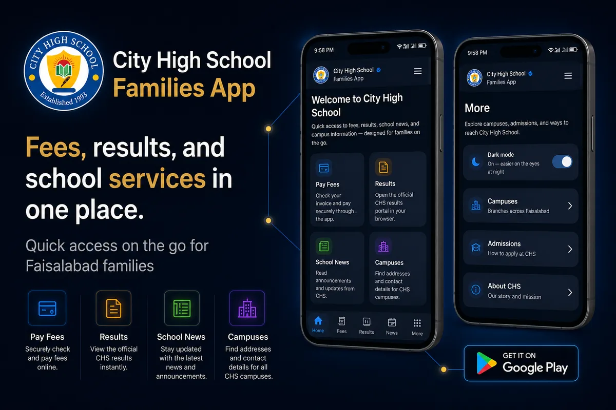 CHS Families App preview
