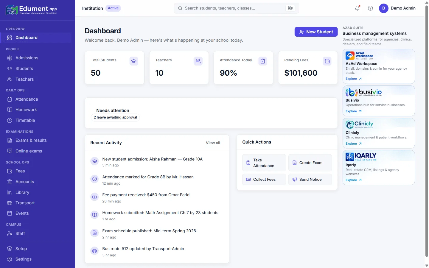 Edument.app preview