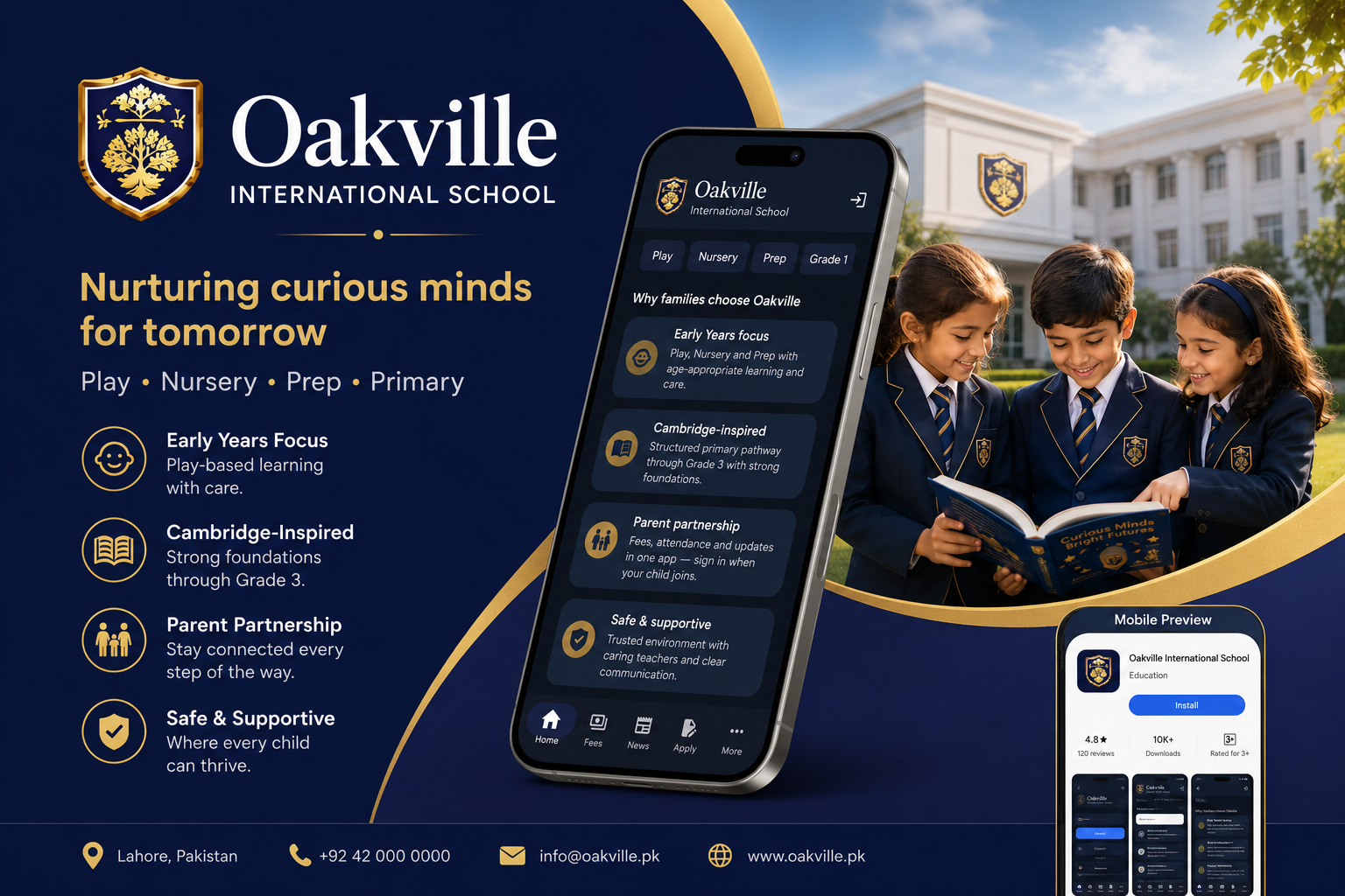 Oakville International School App preview